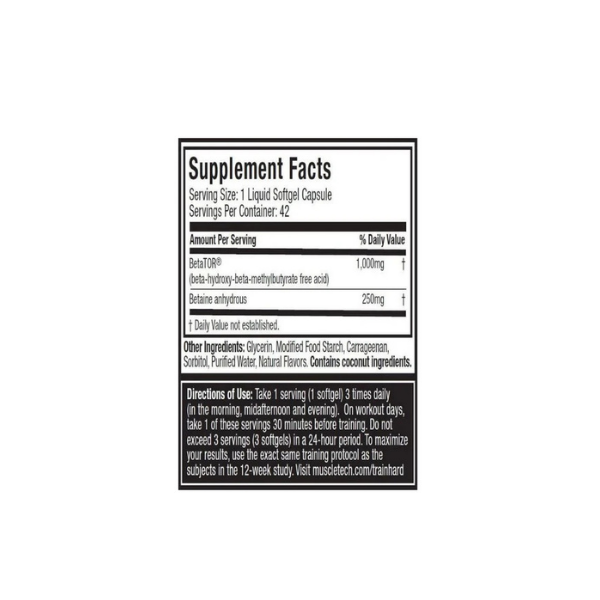 Muscletech clear muscle hmb free acid 42