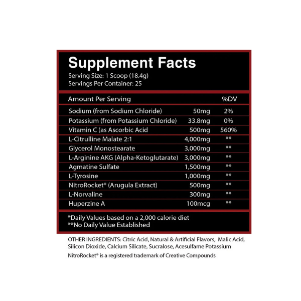 Centuri̇on labz blood rush pump preworkout (huperzi̇ne + agmati̇ne sulfate)