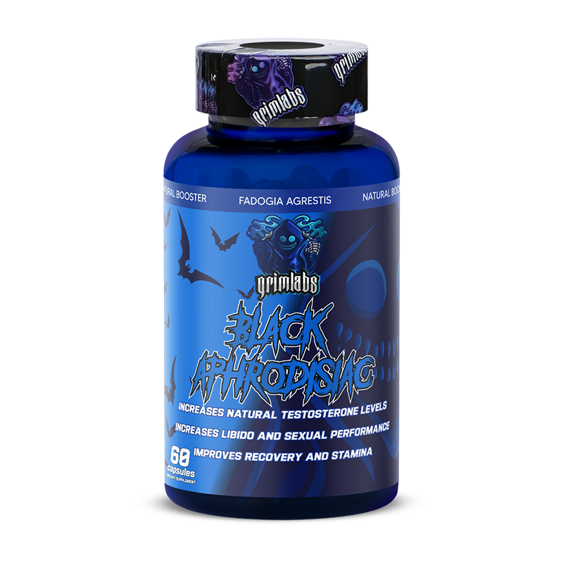 Grimlabs black aphrodisiac (fadogia agrestis) 600mg 60 caps
