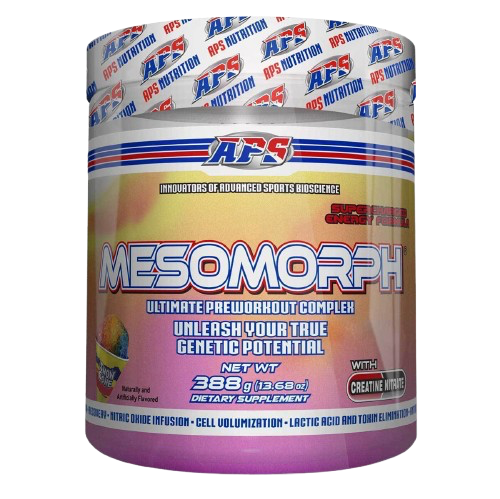 APS MESOMORPH ULTIMATE PRE-WORKOUT COMPLEX, SNOW CONE AROMA