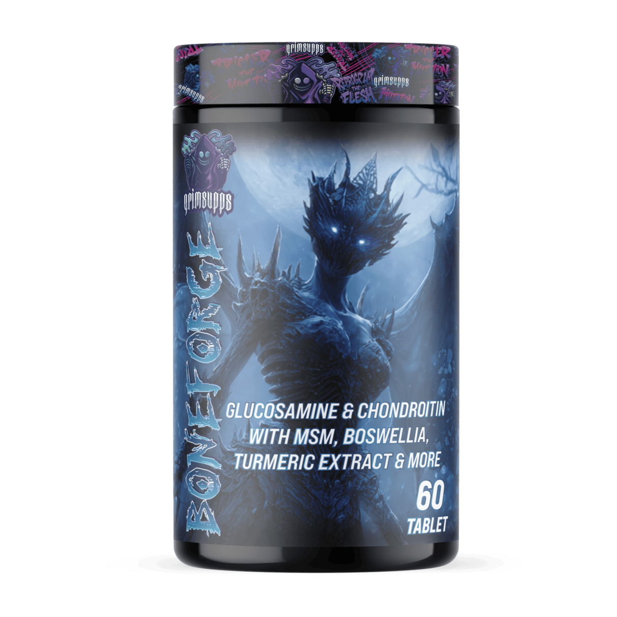 GRIMSUPPS BONEFORGE GLUKOSAMIN & MSM 60 Servis