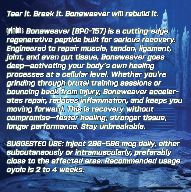 Boneweaver - bpc-157 5mg & bacteriostatic water - peptidler