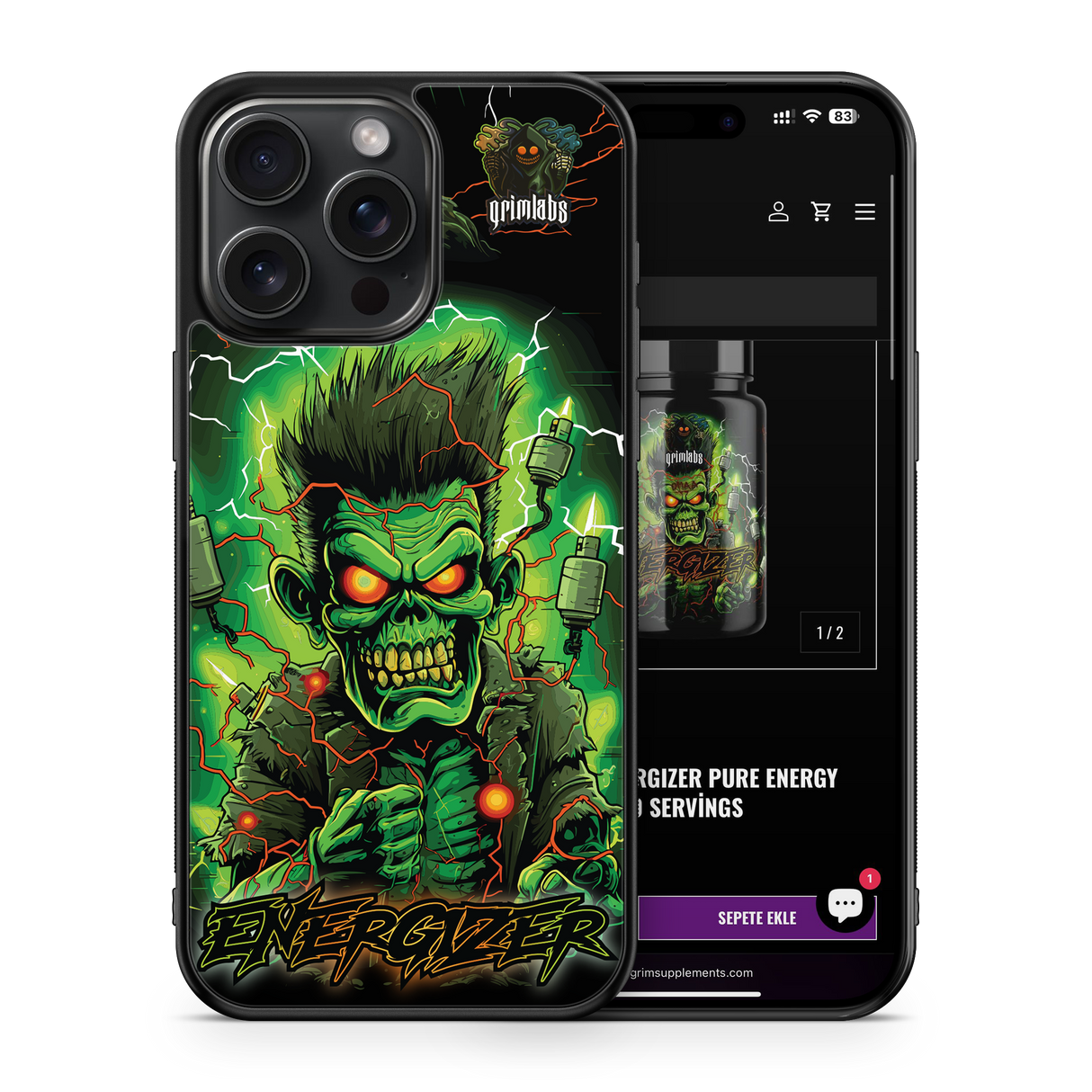 Energizer design iphone 16 parlak telefon kilifi