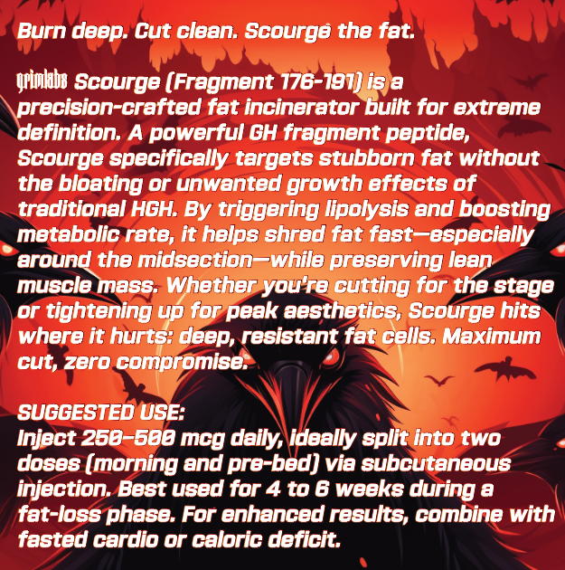 Scourge - fragment 176-191 5 mg & bacteriostatic water - peptidler