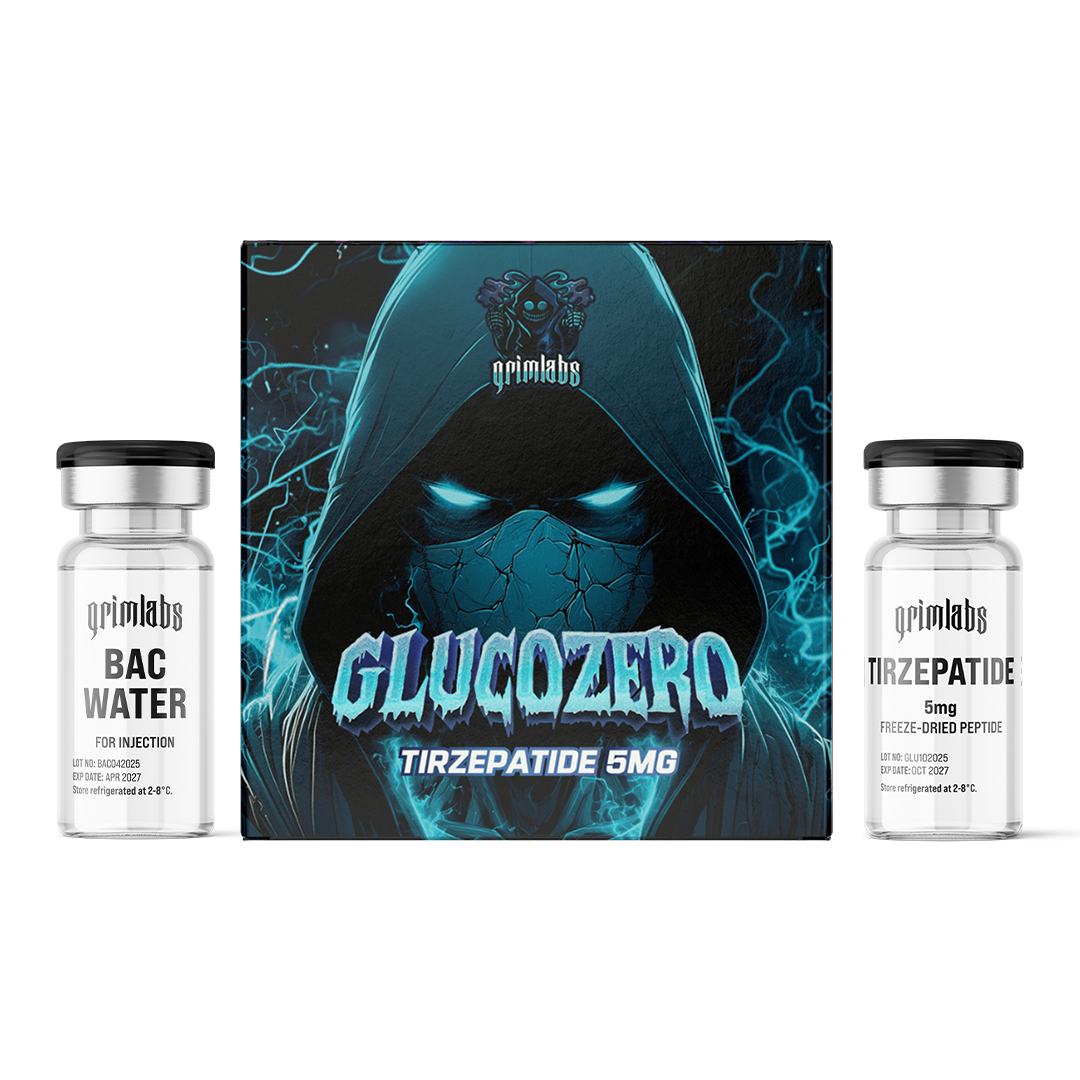 GLUCOZERO - TIRZEPATIDE 5mg & BACTERIOSTATIC WATER