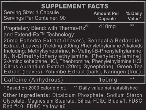 Hi-tech pharma black widow ephedra & dmha 90 servings - yağ yakıcı