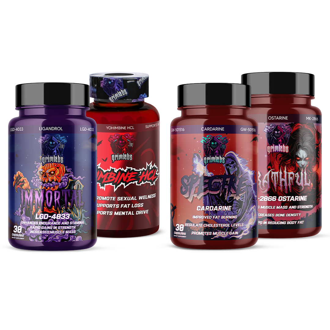 Ripped alpha starter pack - immortal & spectre & wrathful & yohimbine hcl