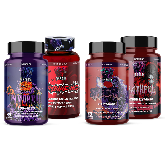 Ripped alpha starter pack - immortal & spectre & wrathful & yohimbine hcl