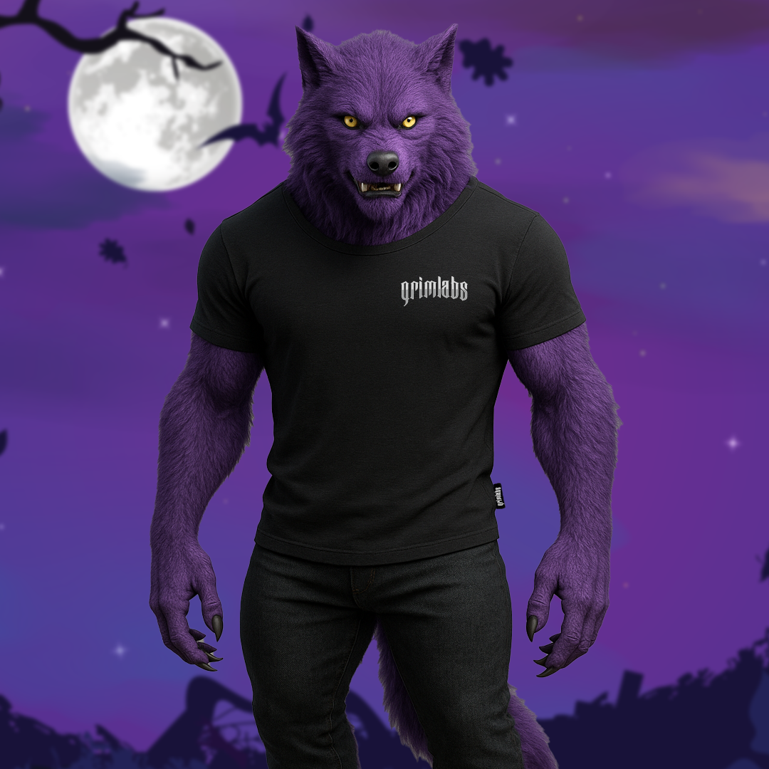 Grimlabs arka logo t-shirt