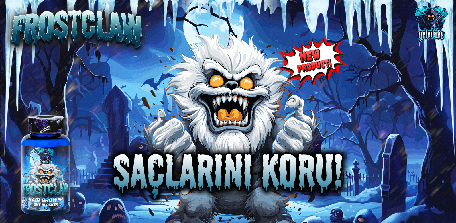 GRIMLABS FROSTCLAW: TESTO TAVAN DHT DİP!