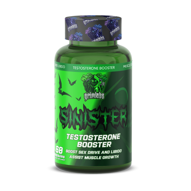 GRIMLABS SINISTER TESTOSTERONE BOOSTER 60 SERVINGS