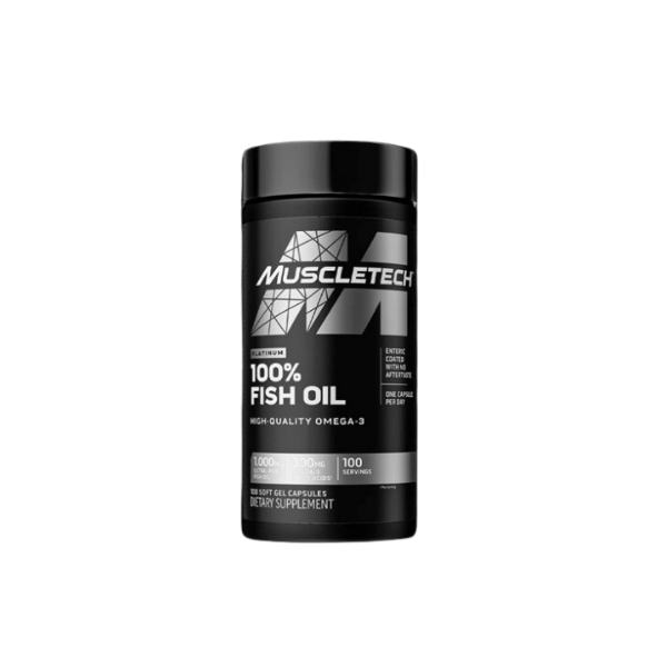 MUSCLETECH PLATINIUM %100 OMEGA 3 100 GEL CAPS