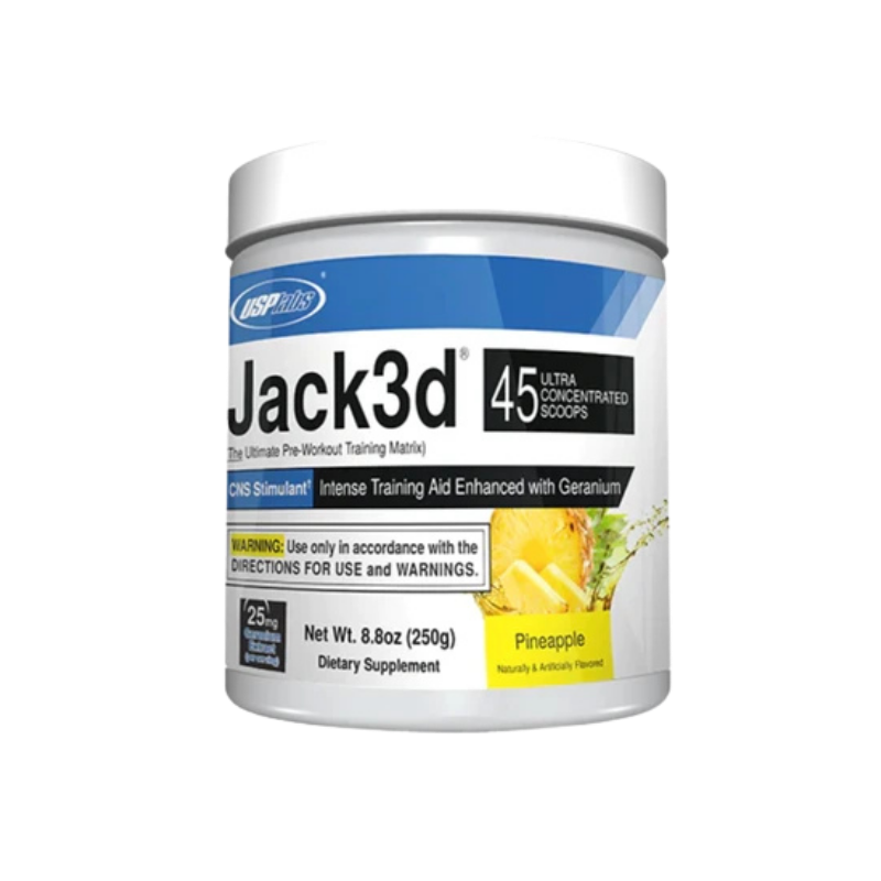 USP LABS JACK3D DMAA GERENIUM EXTRACT PREWORKOUT - ABD VERSİYON PINAPPLE