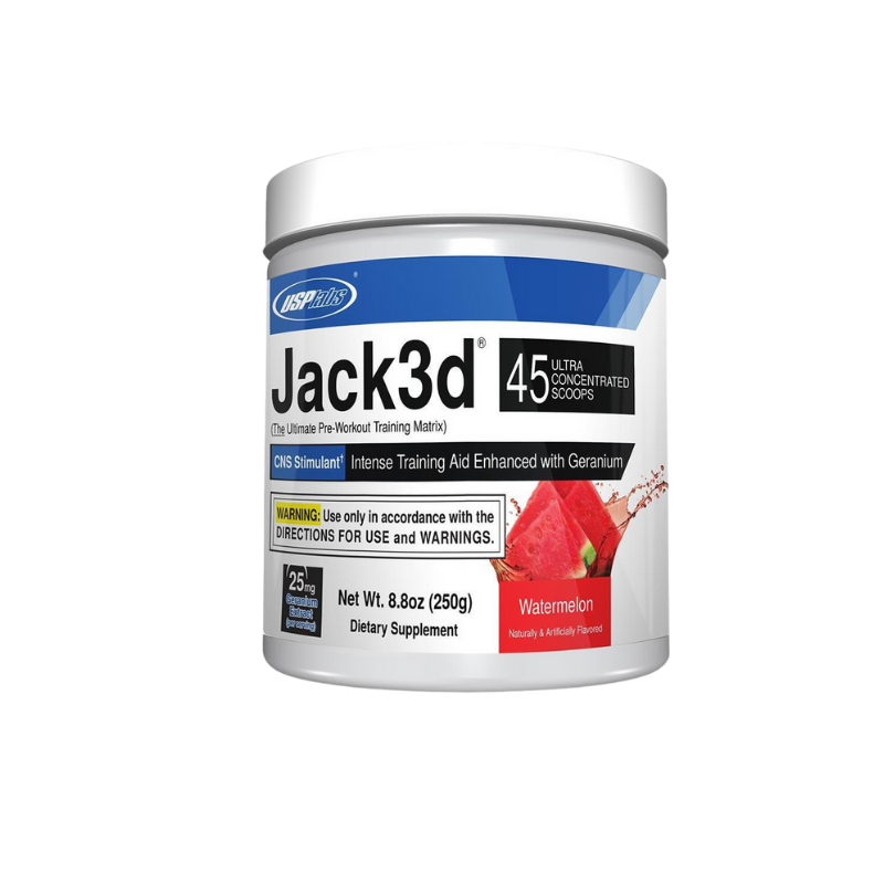USP LABS JACK3D DMAA GERENIUM EXTRACT PREWORKOUT - ABD VERSİYON WATERMELON