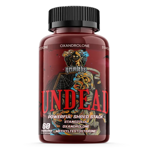 Grimlabs Undead Powerful Shred Stack 60 Caps - Grimsupplements 