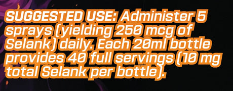 GRIMLABS SELANK 10MG - 250MCG PER SPRAY