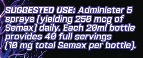 GRIMLABS SEMAX 10MG - 250MCG PER SPRAY