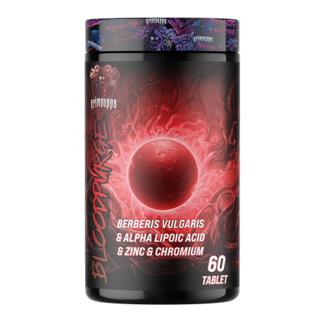 GRIMSUPPS BLOODPURE - BERBERIN BERBERIS VULGARIS & ALPHA LIPOIC ACID & ZINC & CHROMIUM 60 TABLETS