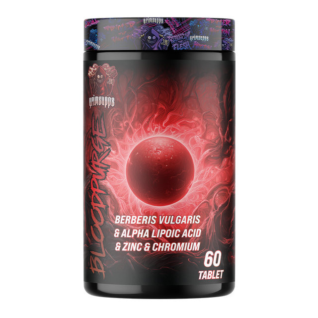 GRIMSUPPS BLOODPURE - BERBERIN BERBERIS VULGARIS & ALPHA LIPOIC ACID & ZINC & CHROMIUM 60 TABLETS