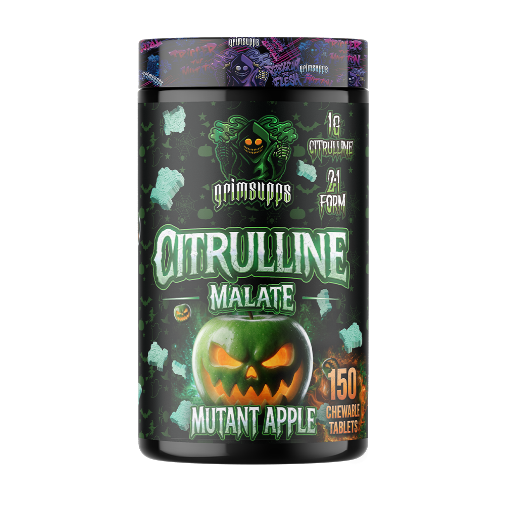 GRIMSUPPS CITRULLINE MALATE MUTANT APPLE FLAVOR 150 TABLETS