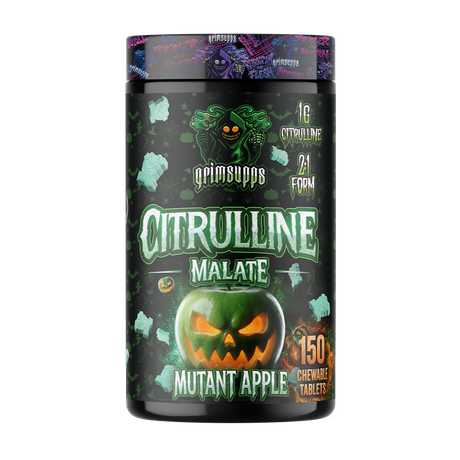 GRIMSUPPS CITRULLINE MALATE MUTANT APPLE FLAVOR 150 TABLETS