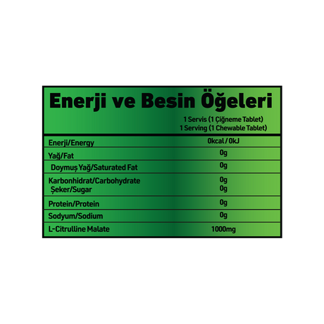 GRIMSUPPS CITRULLINE MALATE MUTANT APPLE FLAVOR 150 TABLETS