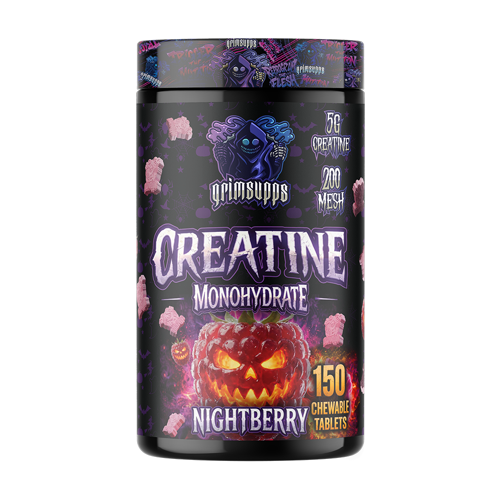 GRIMSUPPS CREATINE MONOHYDRATE 150 Çiğneme Tablet 30 Servis