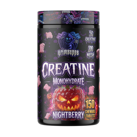 GRIMSUPPS CREATINE MONOHYDRATE 150 Çiğneme Tablet 30 Servis