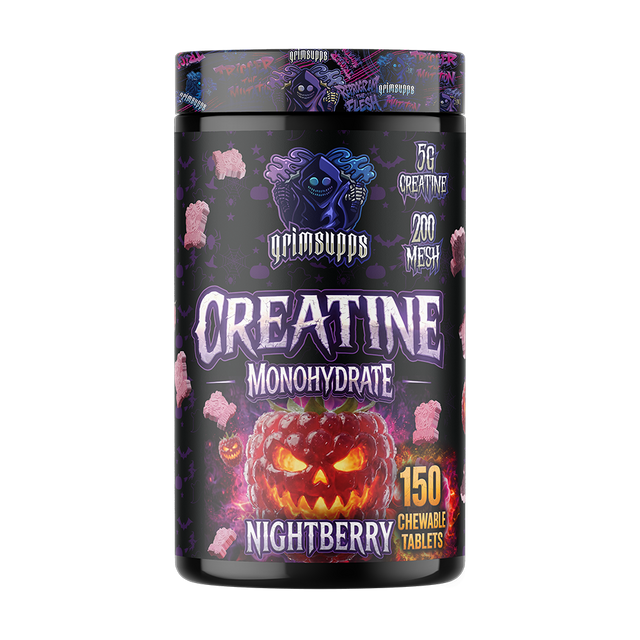 GRIMSUPPS CREATINE MONOHYDRATE 150 Çiğneme Tablet 30 Servis