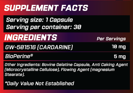 GRIMLABS SPECTRE CARDARINE 30 CAPS