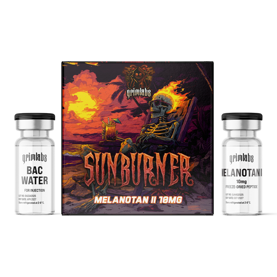 SUNBURNER - MELANOTAN II 10mg & BACTERIOSTATIC WATER