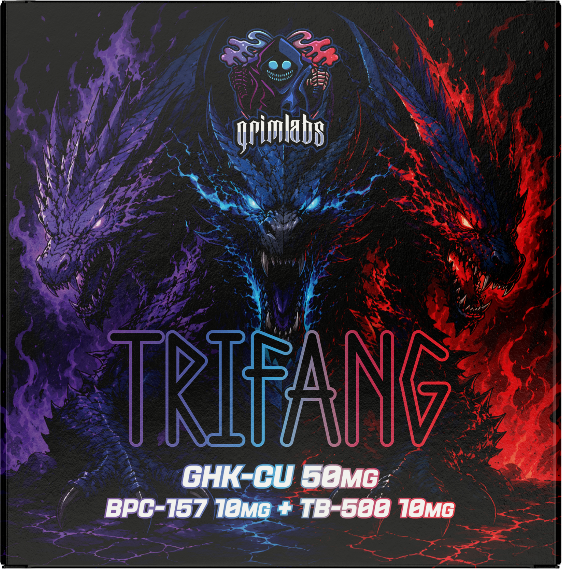 TRIFANG GHK_CU 50MG BPC-157 10MG + TB-500 10MG + BAC WATER